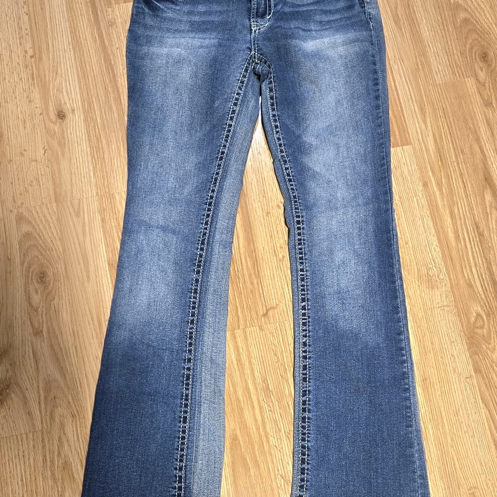 Wallflower Blue Flare Jeans - Medium Wash